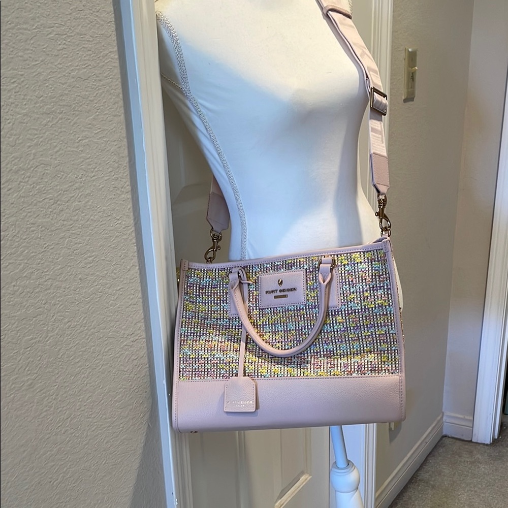 Kurt Geiger Pink Satchel with Elegant Design